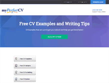 Tablet Screenshot of cvwriting.net